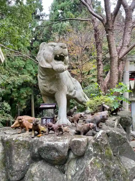 朝護孫子寺の狛犬