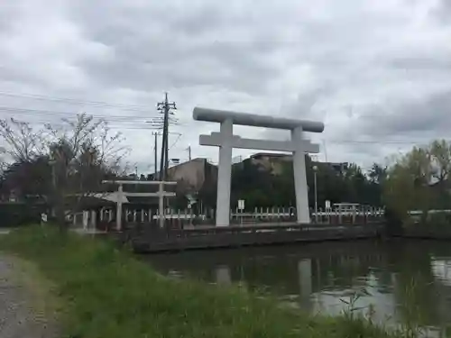 息栖神社の鳥居