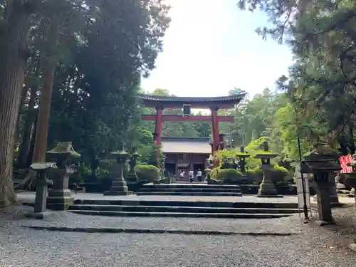 北口本宮冨士浅間神社の鳥居