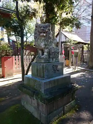 仲町氷川神社の狛犬