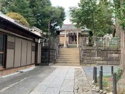 上田端八幡神社の鳥居