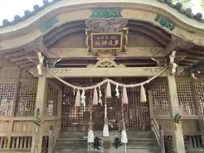 多岐神社の本殿・本堂