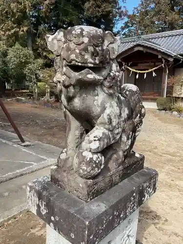 井出神社の狛犬