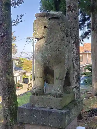 笹津神社の狛犬