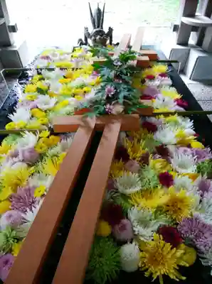 帯廣神社の手水舎