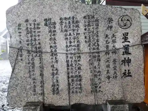 星置神社の歴史