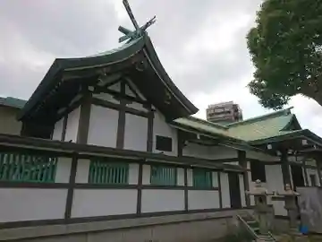 長柄八幡宮の本殿・本堂