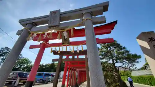 青山御幣稲荷神社の鳥居