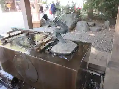 川越氷川神社の手水舎