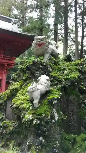 富士山東口本宮 冨士浅間神社の狛犬