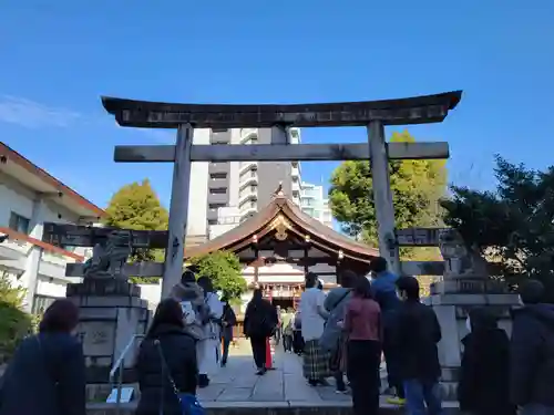 三輪神社の鳥居