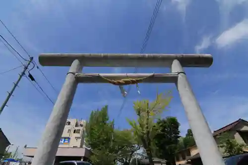 阿邪訶根神社の鳥居