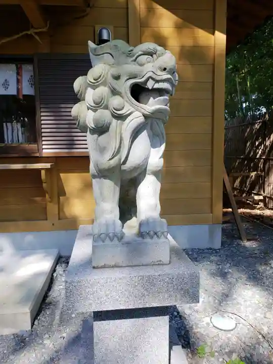 千栗八幡宮の狛犬