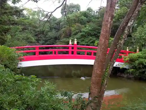 伊弉諾神宮の庭園