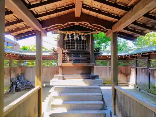 八幡社（阿原）の本殿・本堂