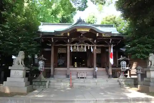 中目黒八幡神社の本殿・本堂