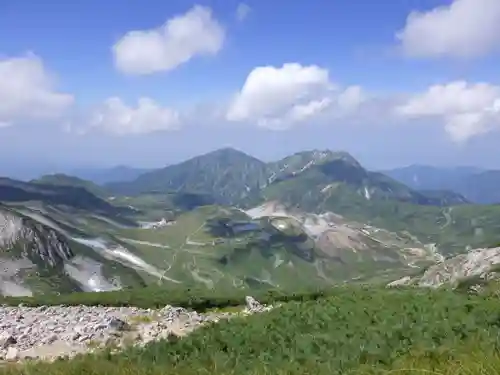 雄山神社峰本社の景色