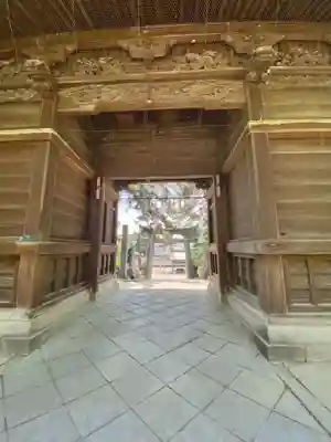 琴彈八幡宮の山門・神門