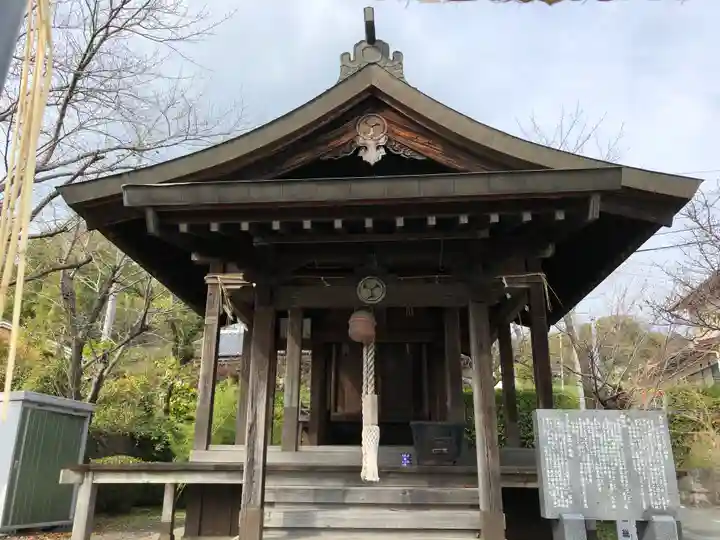萬日神社の本殿・本堂