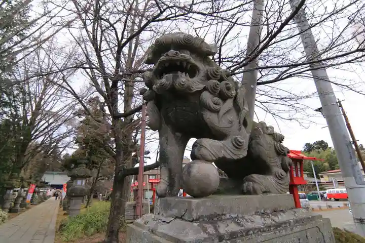神炊館神社 ⁂奥州須賀川総鎮守⁂の狛犬