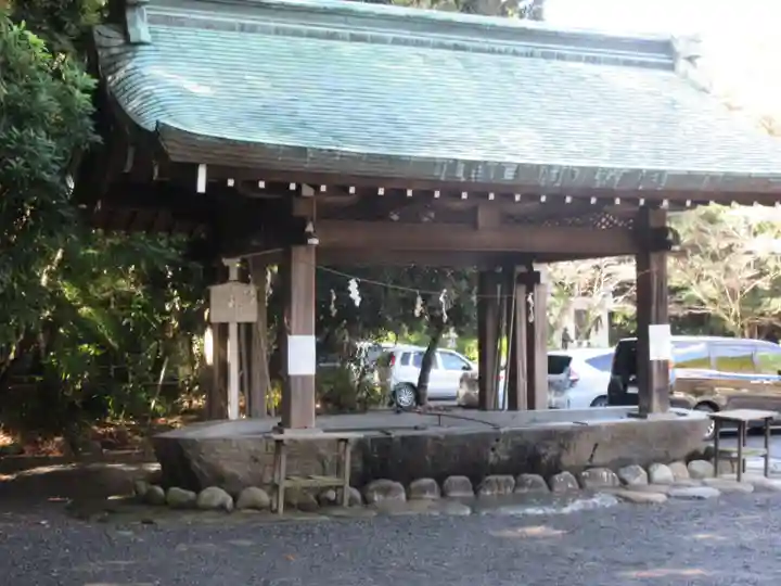 靜岡縣護國神社の手水舎