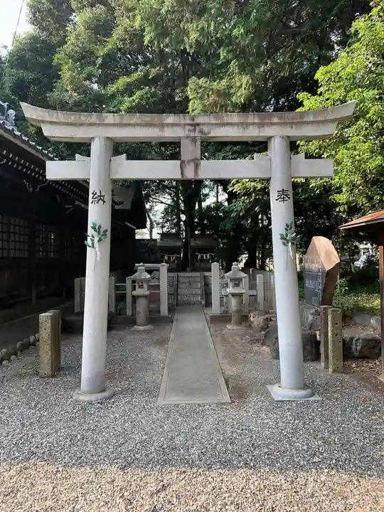 八幡社(柏井町)の鳥居