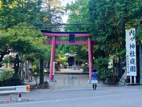内々神社の鳥居