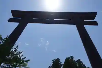 大斎原(熊野本宮大社旧社地)の鳥居
