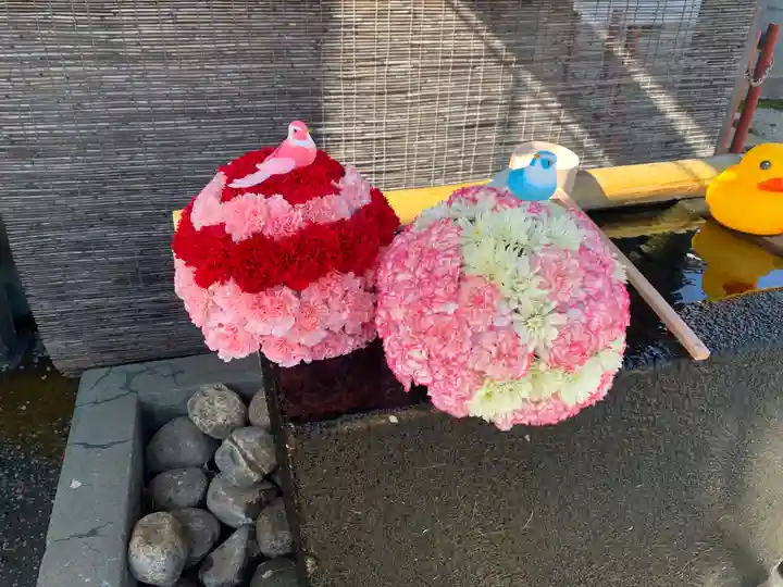 上尾御嶽神社の手水舎