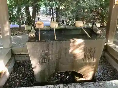 谷保天満宮の手水舎