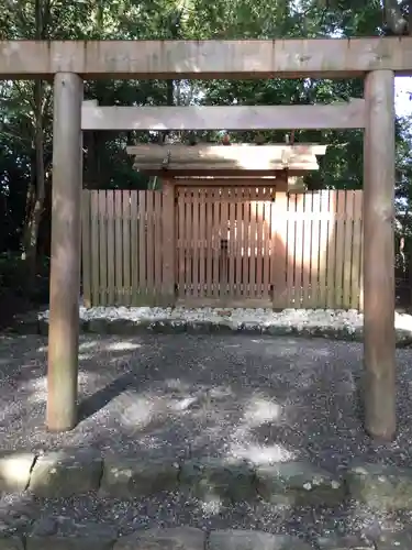 河原淵神社（豊受大神宮摂社）の鳥居