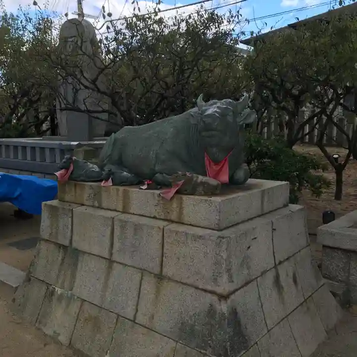 綱敷天満宮の狛犬