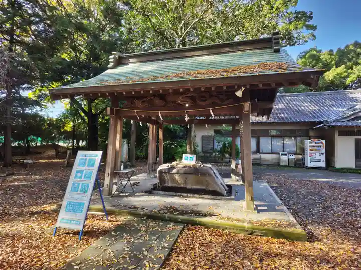 廣瀬神社の手水舎