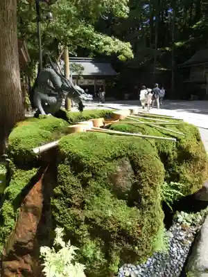 諏訪大社の手水舎