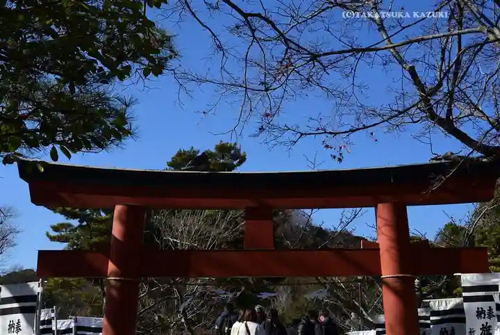 旗上弁財天社の鳥居