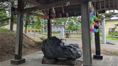 東神楽神社の手水舎