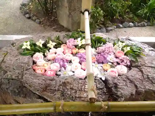 阿智神社の手水