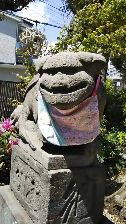 菊田神社の狛犬