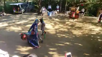 真妻神社の神楽