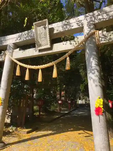 冠嶽神社の鳥居