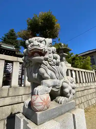 尾久八幡神社の狛犬