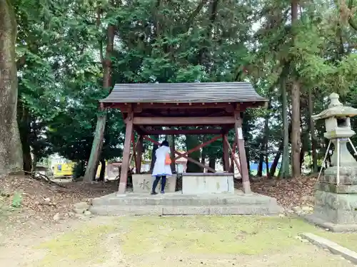 南山神明社の手水舎