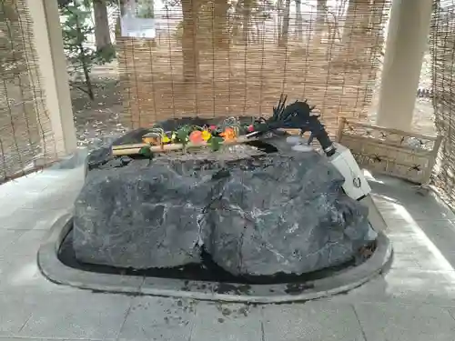 大谷地神社の手水舎