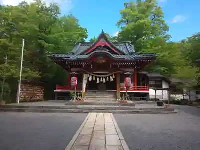 山中諏訪神社の本殿・本堂