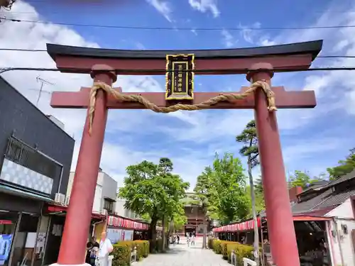 笠間稲荷神社の鳥居