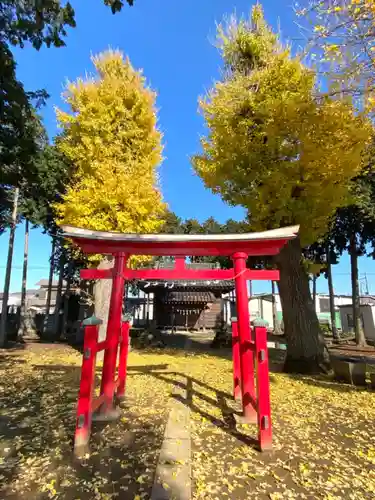 諏訪社の鳥居