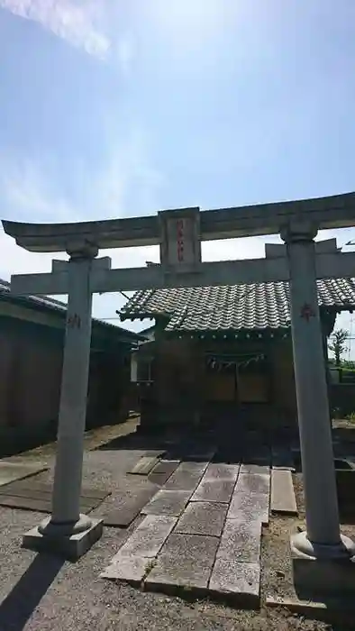 関香取神社の鳥居