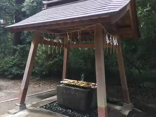 息栖神社の手水舎