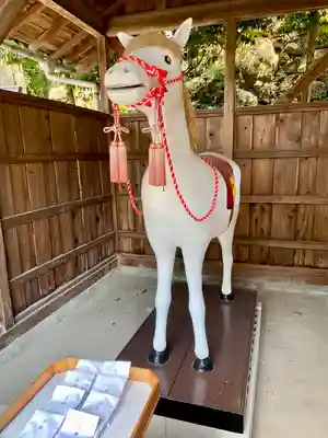 針綱神社の狛犬