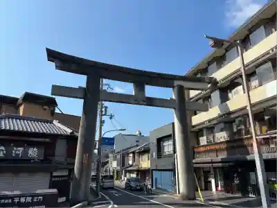 縣神社の鳥居